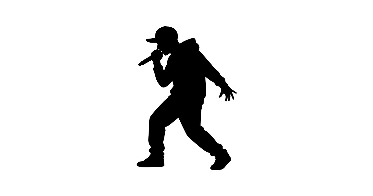 Beatboxer with Microphone SVG - Free Cut File & PNG Download | InfySVG