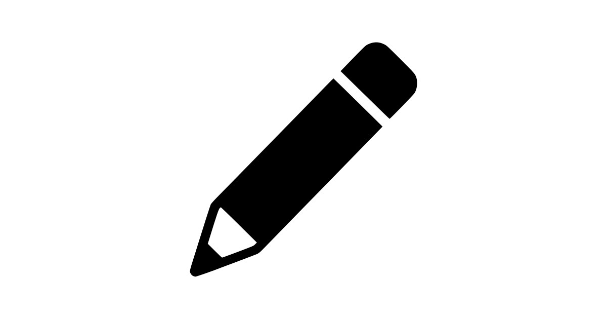 Pencil Icon SVG - Free Cut File & PNG Download | InfySVG