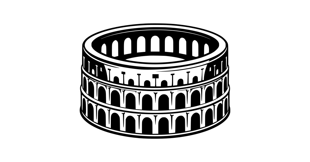 Free Colosseum SVG Files for Cricut & Silhouette (8) | InfySVG