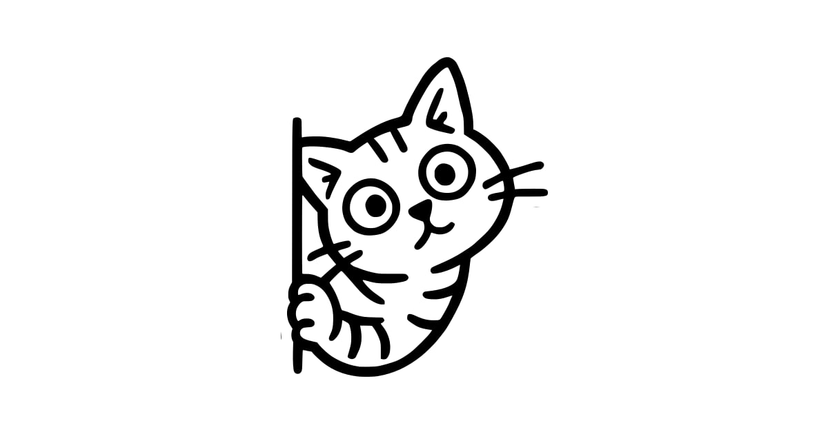Free Cat Peeking SVG Files for Cricut & Silhouette (9) | InfySVG