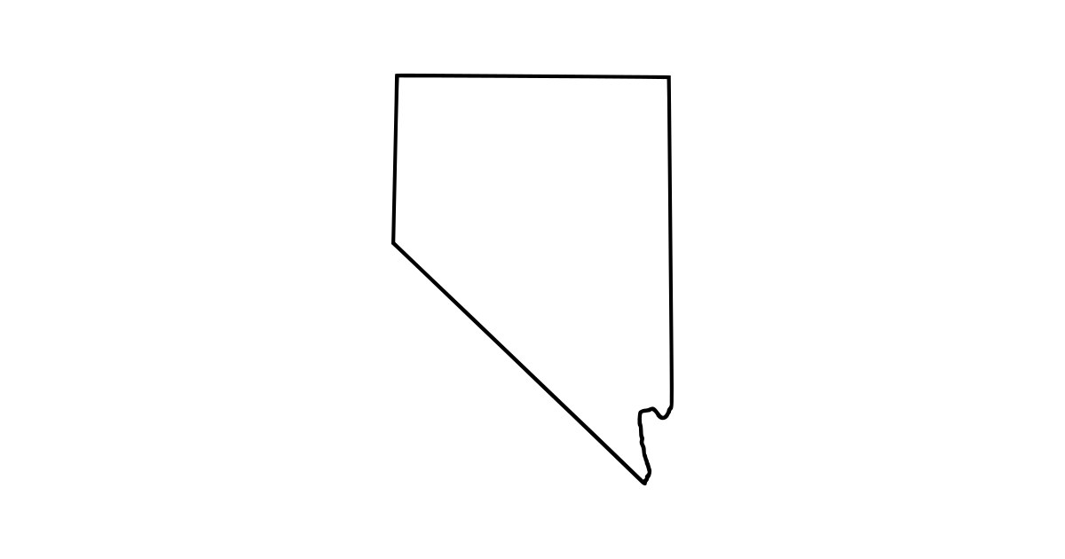 Nevada Map Outline SVG - Free Cut File & PNG Download | InfySVG