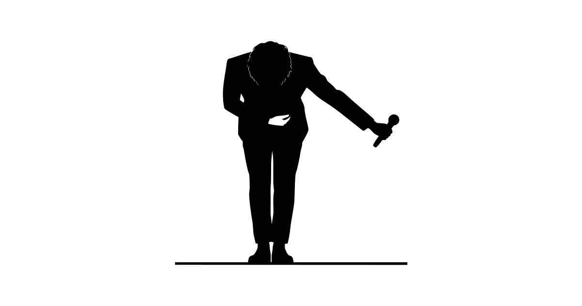 Singer Taking a Bow SVG - Free Cut File & PNG Download | InfySVG