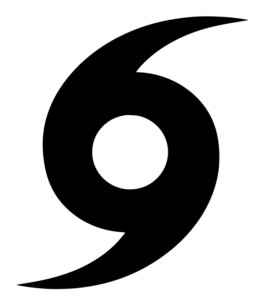Hurricane Symbol SVG - Free Cut File & PNG Download | InfySVG
