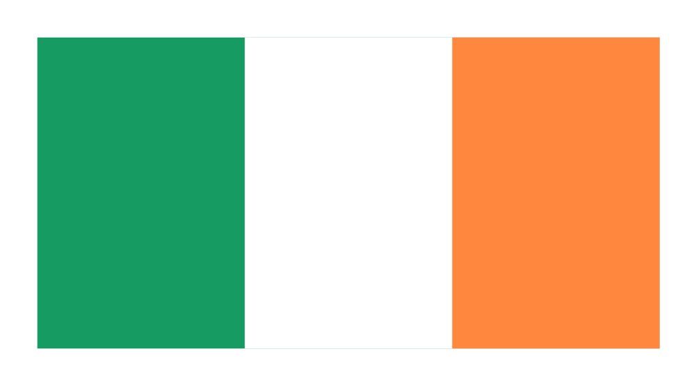 Irish Tricolor Waving SVG - Free Cut File & PNG Download | InfySVG